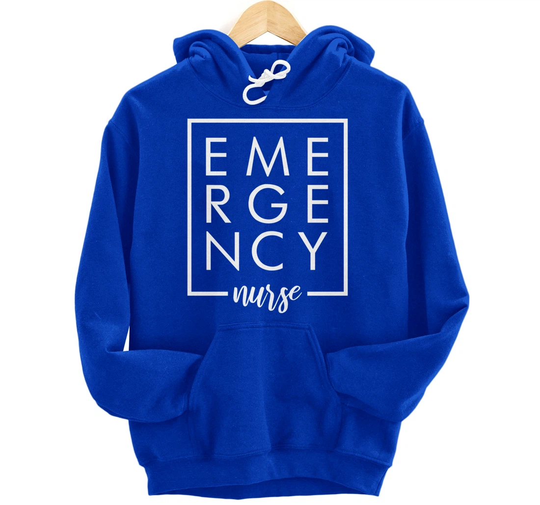 Care Giver RN Emergency Nurse Graduation ED Techs Department Pullover Hoodie