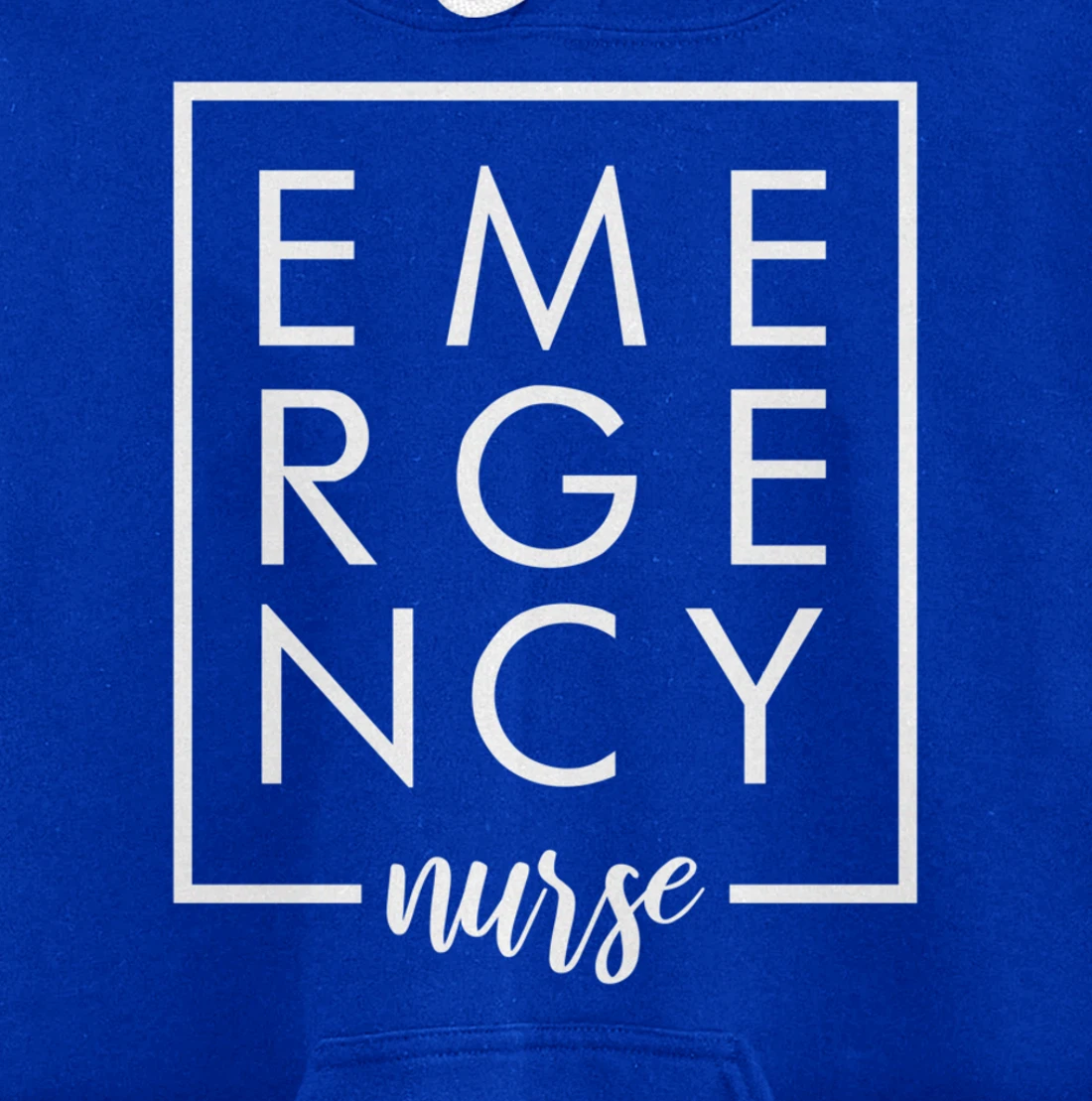 Care Giver RN Emergency Nurse Graduation ED Techs Department Pullover Hoodie