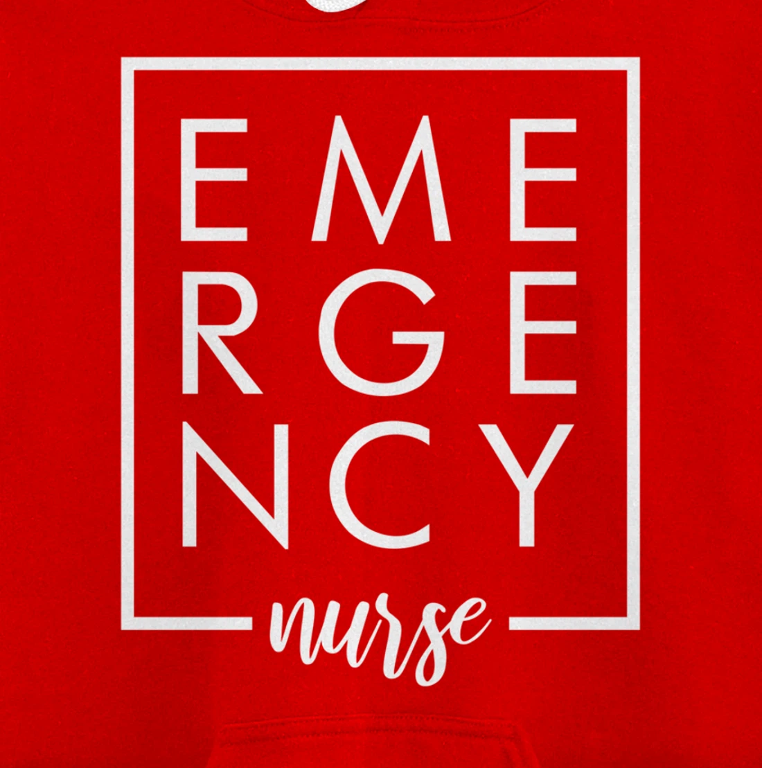 Care Giver RN Emergency Nurse Graduation ED Techs Department Pullover Hoodie