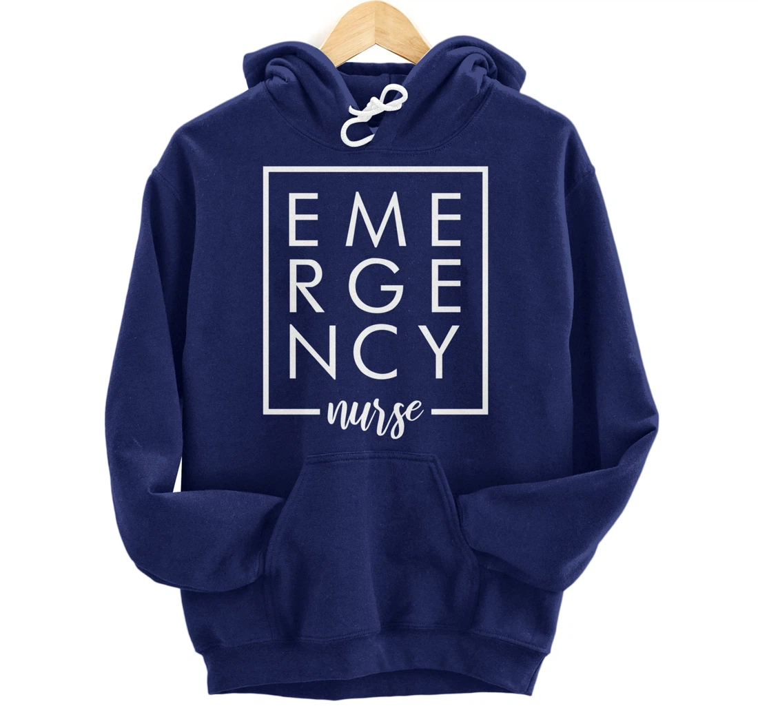 Care Giver RN Emergency Nurse Graduation ED Techs Department Pullover Hoodie