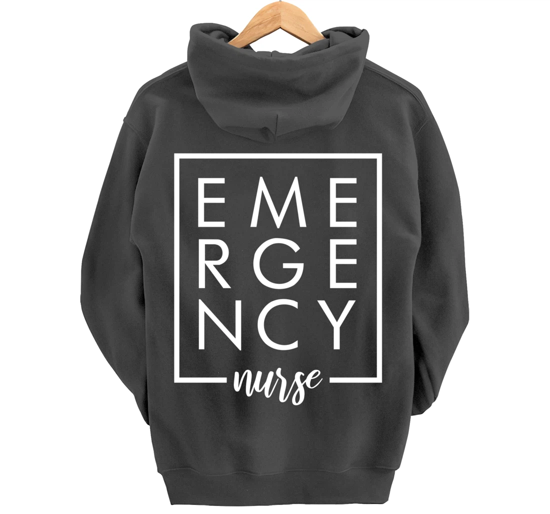 Care Giver RN Emergency Nurse Graduation ED Techs Department Pullover Hoodie