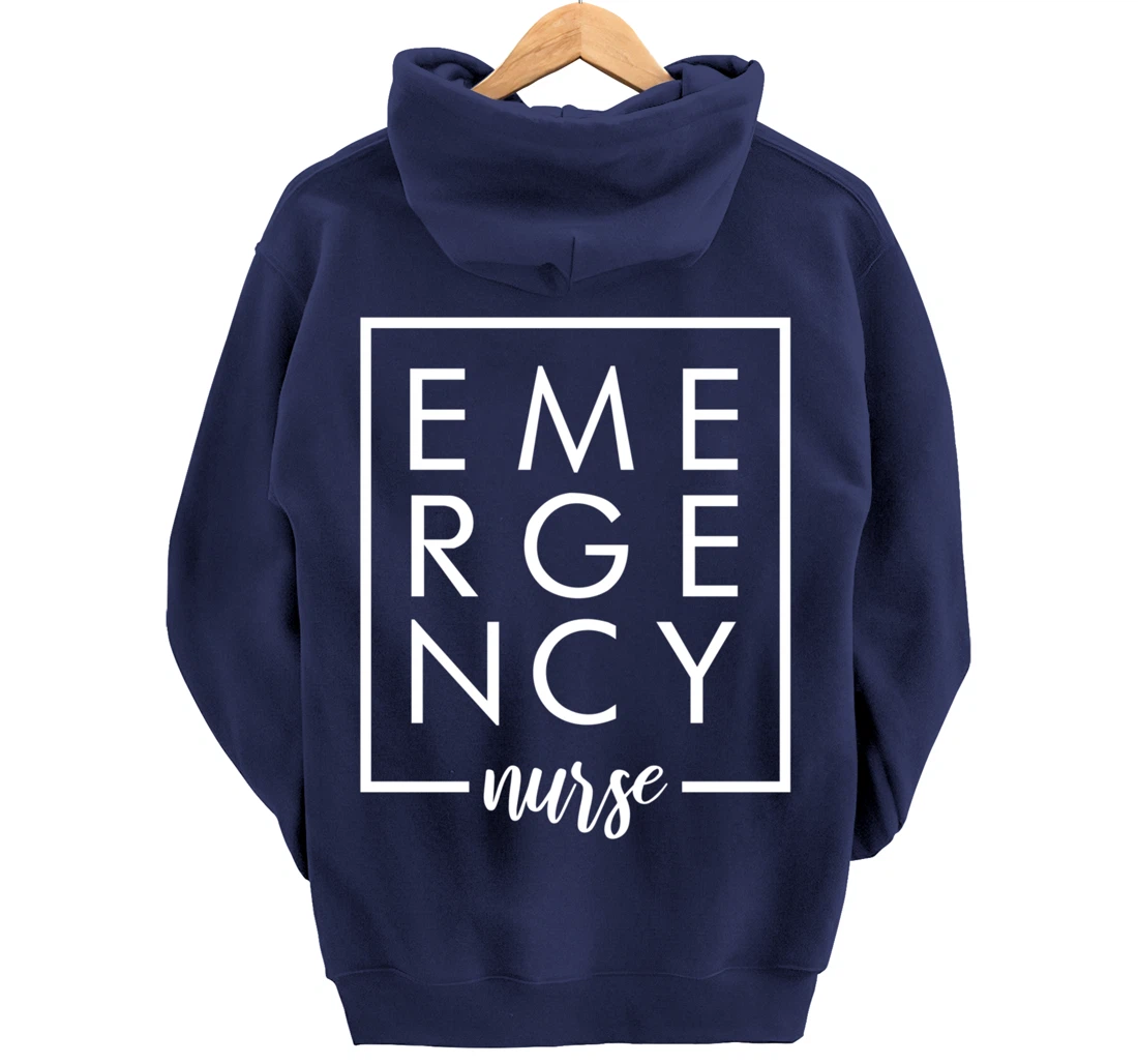 Care Giver RN Emergency Nurse Graduation ED Techs Department Pullover Hoodie