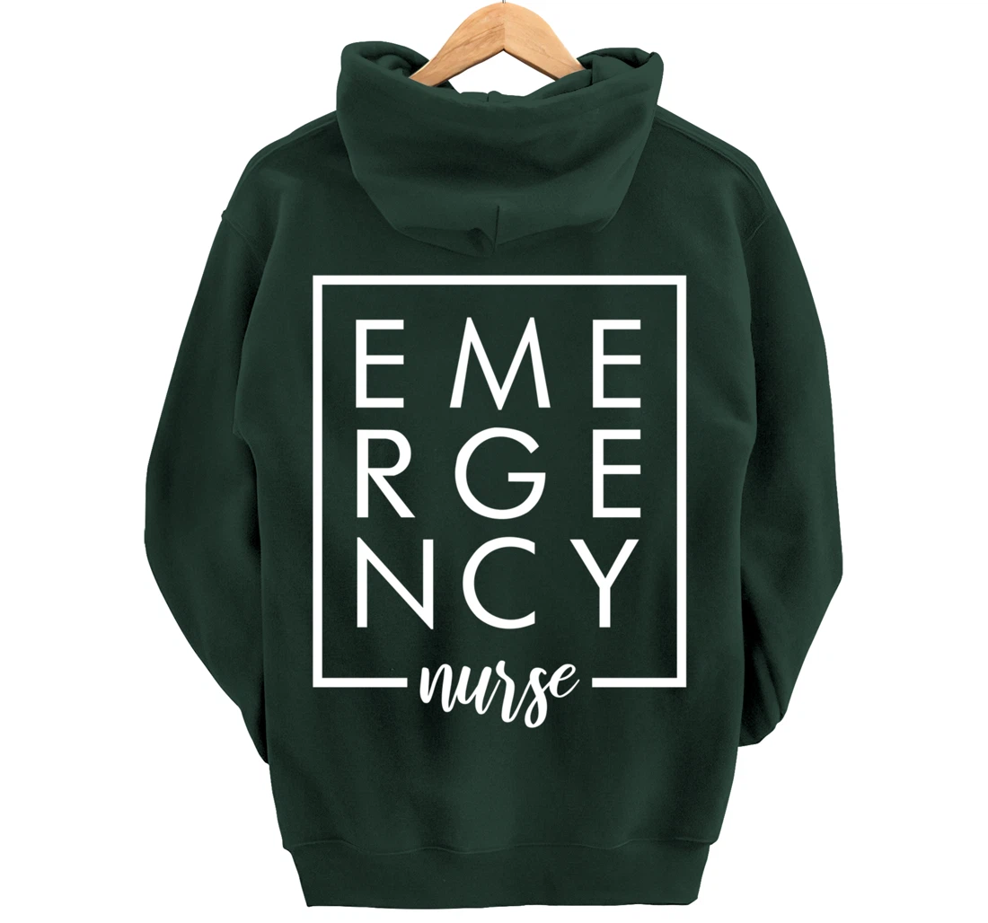 Care Giver RN Emergency Nurse Graduation ED Techs Department Pullover Hoodie