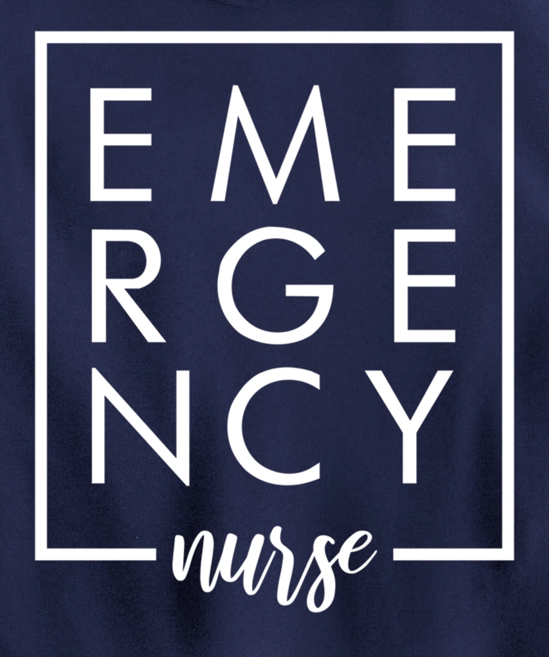 Care Giver RN Emergency Nurse Graduation ED Techs Department Pullover Hoodie