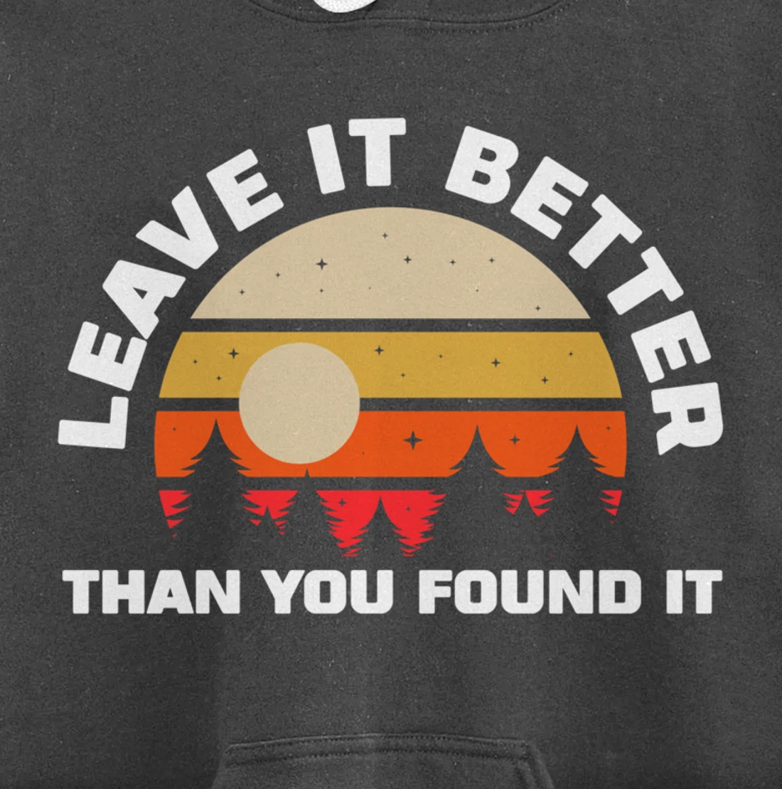 Leave It Better Than You Found It | Nature Camping Gift Pullover Hoodie