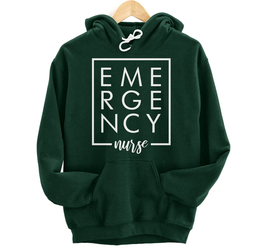 Care Giver RN Emergency Nurse Graduation ED Techs Department Pullover Hoodie