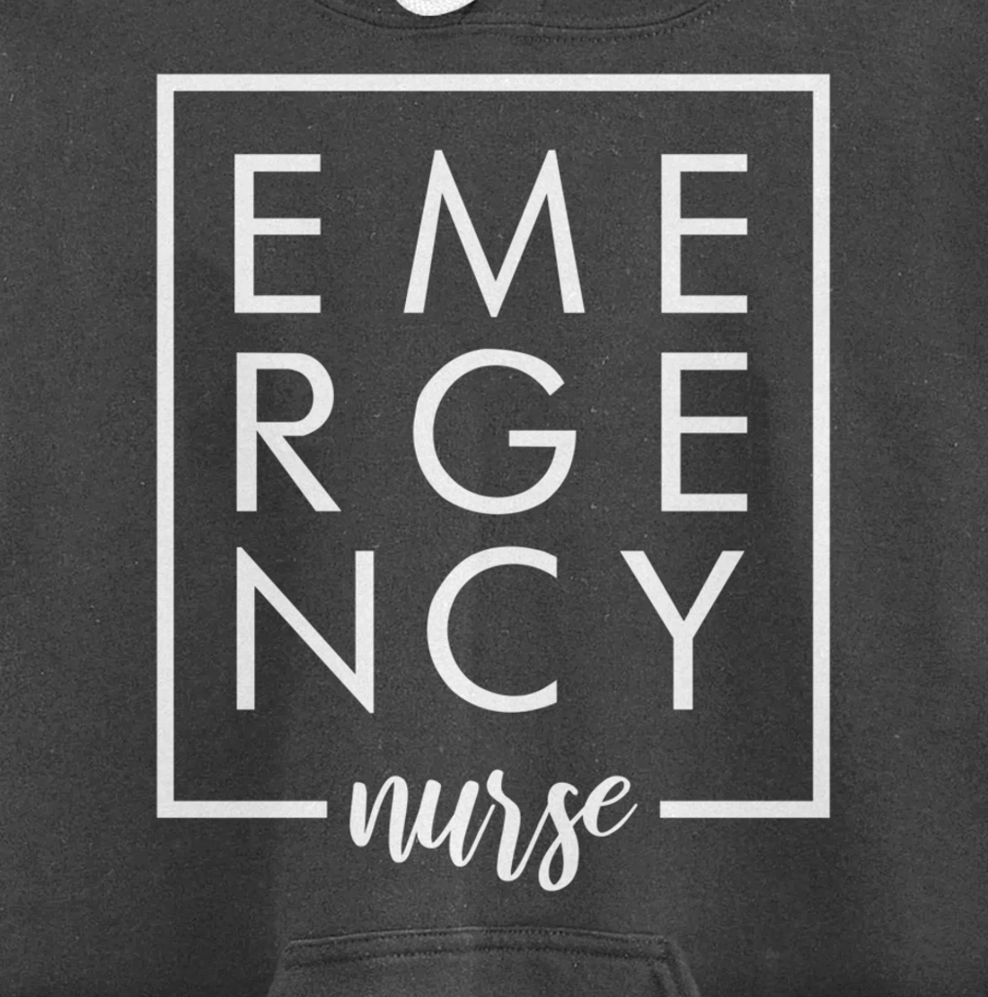 Care Giver RN Emergency Nurse Graduation ED Techs Department Pullover Hoodie