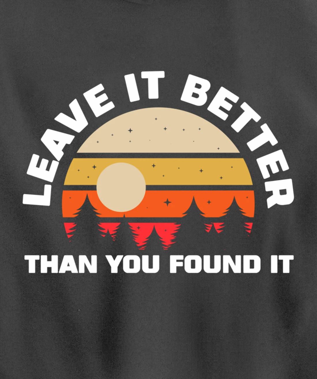 Leave It Better Than You Found It | Nature Camping Gift Pullover Hoodie