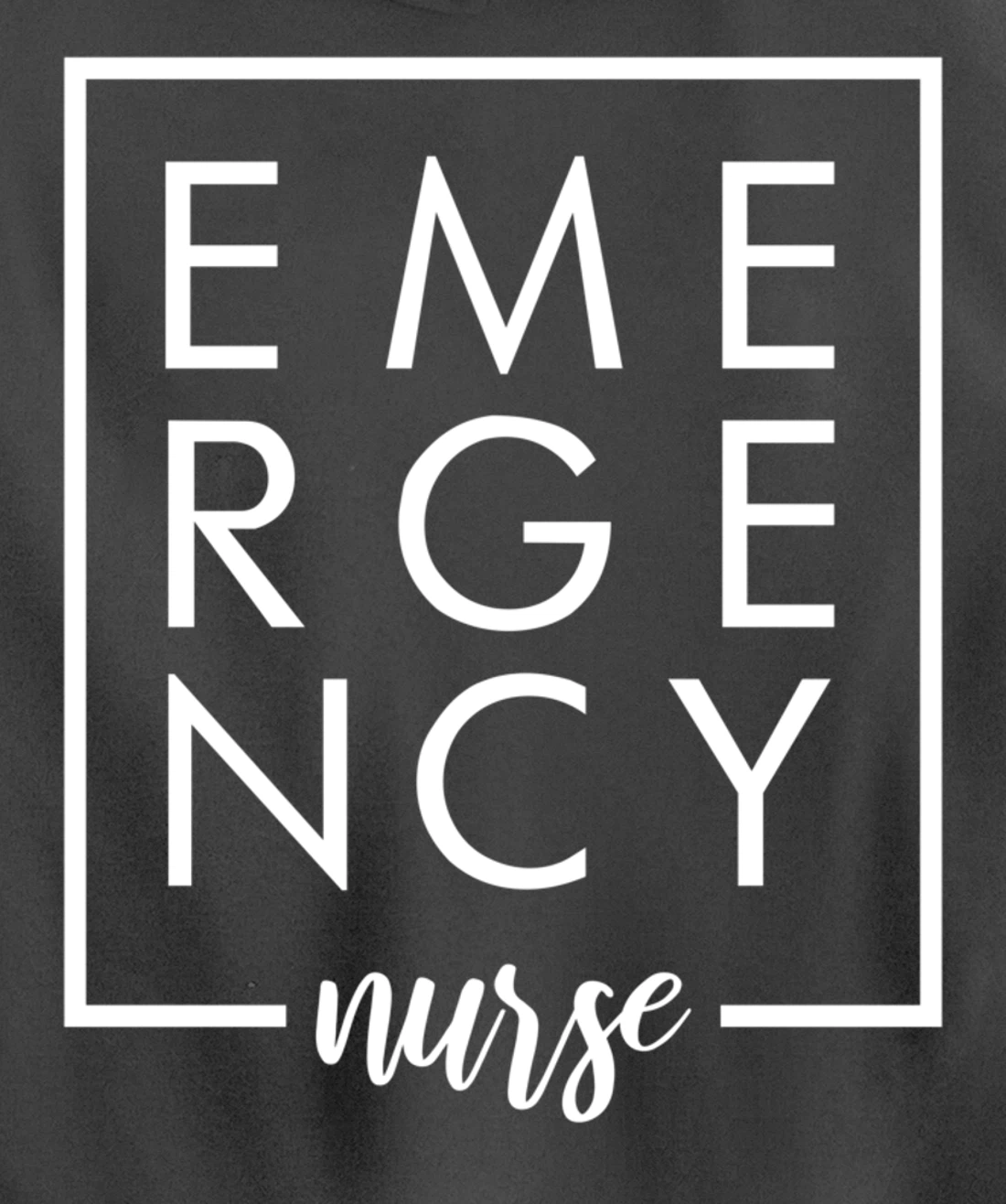 Care Giver RN Emergency Nurse Graduation ED Techs Department Pullover Hoodie