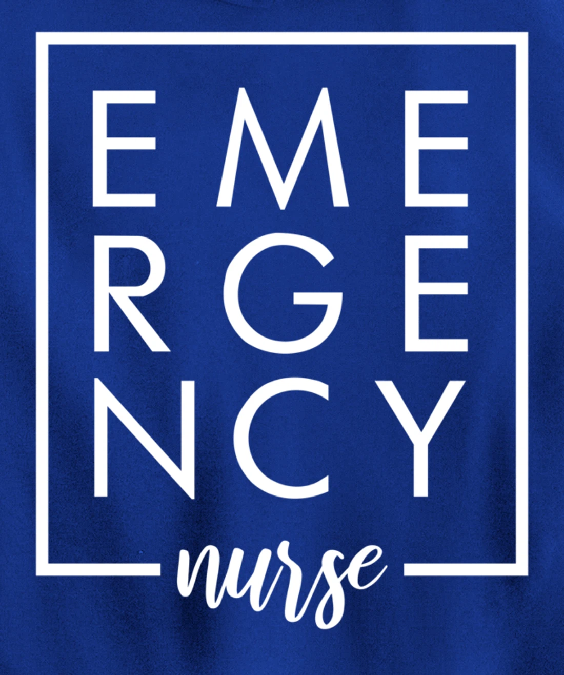 Care Giver RN Emergency Nurse Graduation ED Techs Department Pullover Hoodie