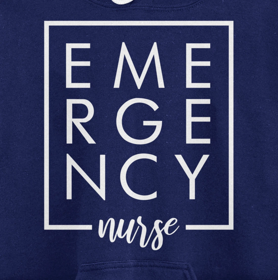 Care Giver RN Emergency Nurse Graduation ED Techs Department Pullover Hoodie
