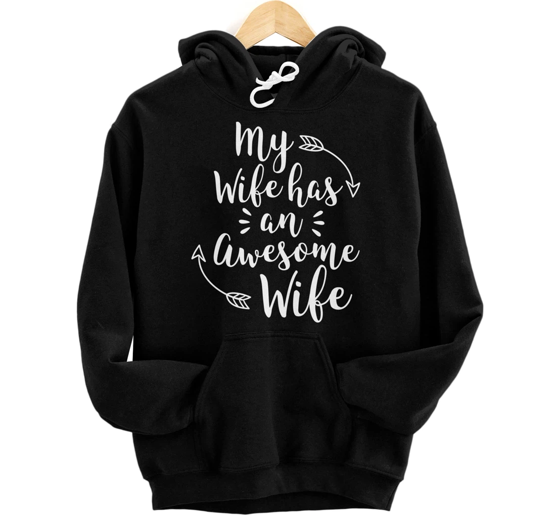 My Wife Has An Awesome Wife Matching Lesbian Couple Pullover Hoodie