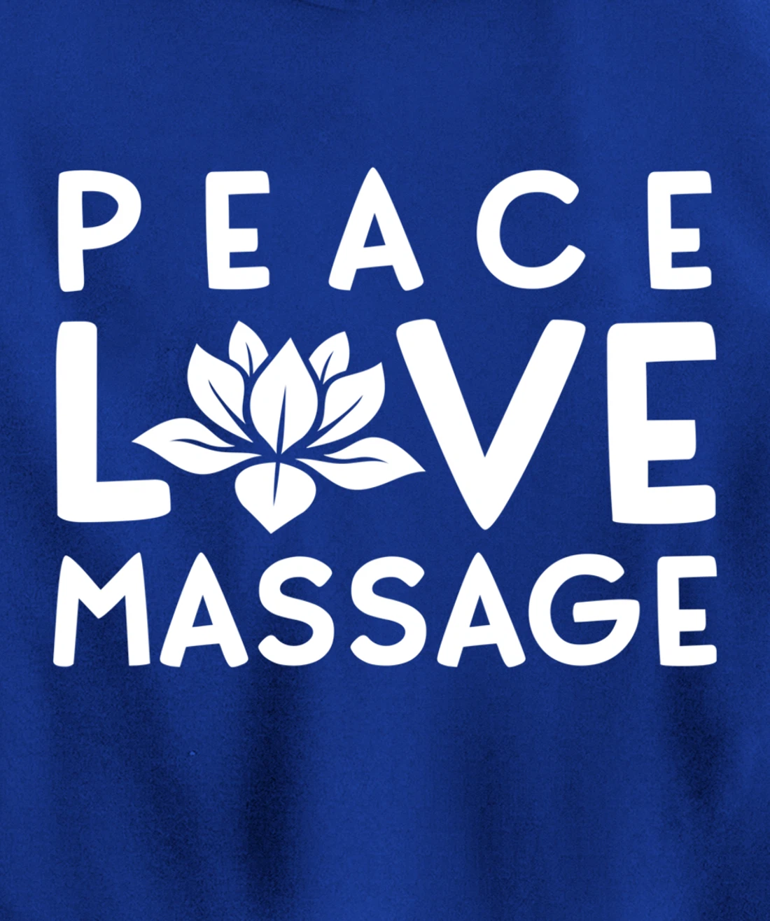 Funny Peace Love Massage Therapist Gifts For Women Therapy Pullover Hoodie