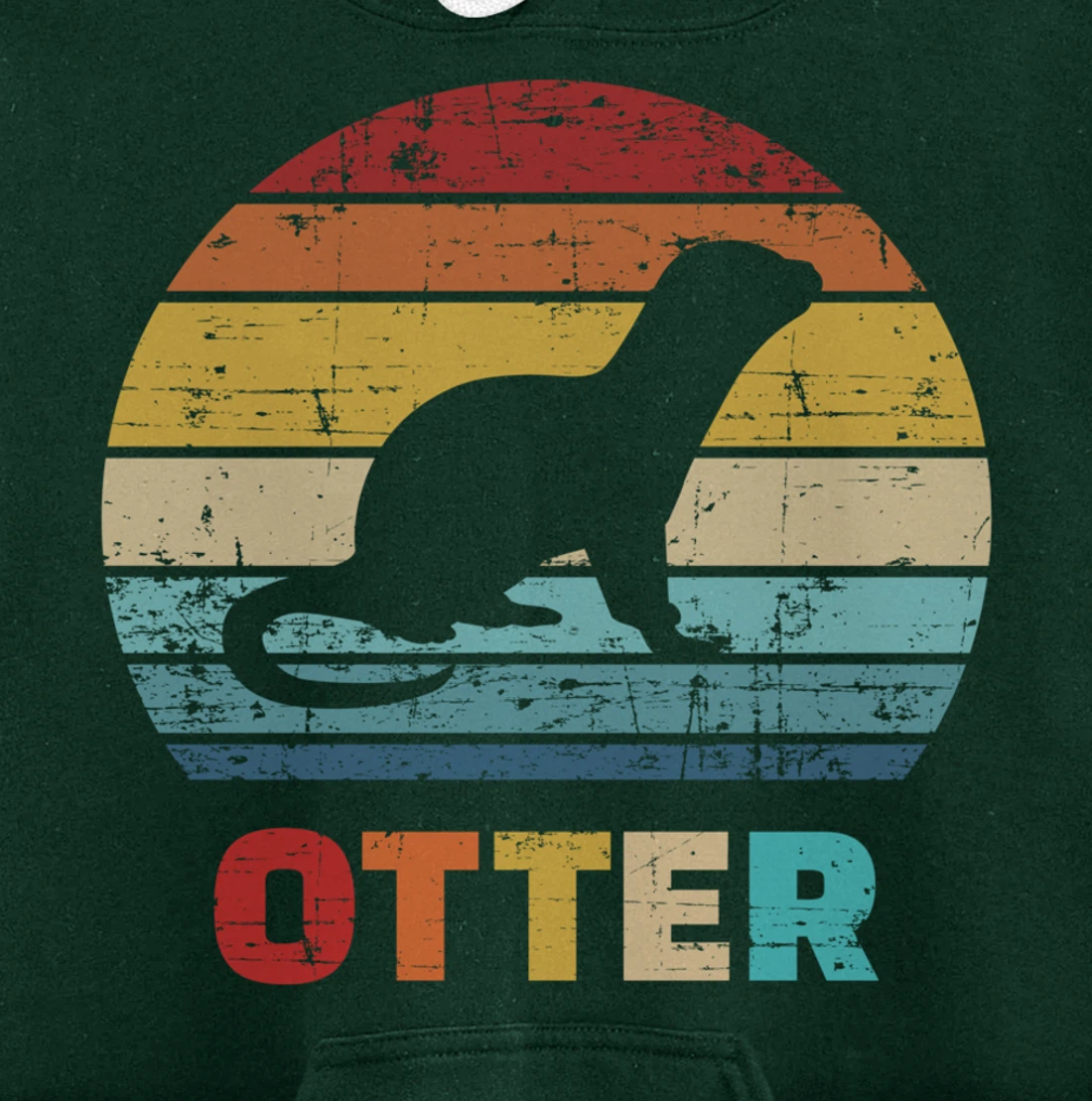 Otter vintage Pullover Hoodie