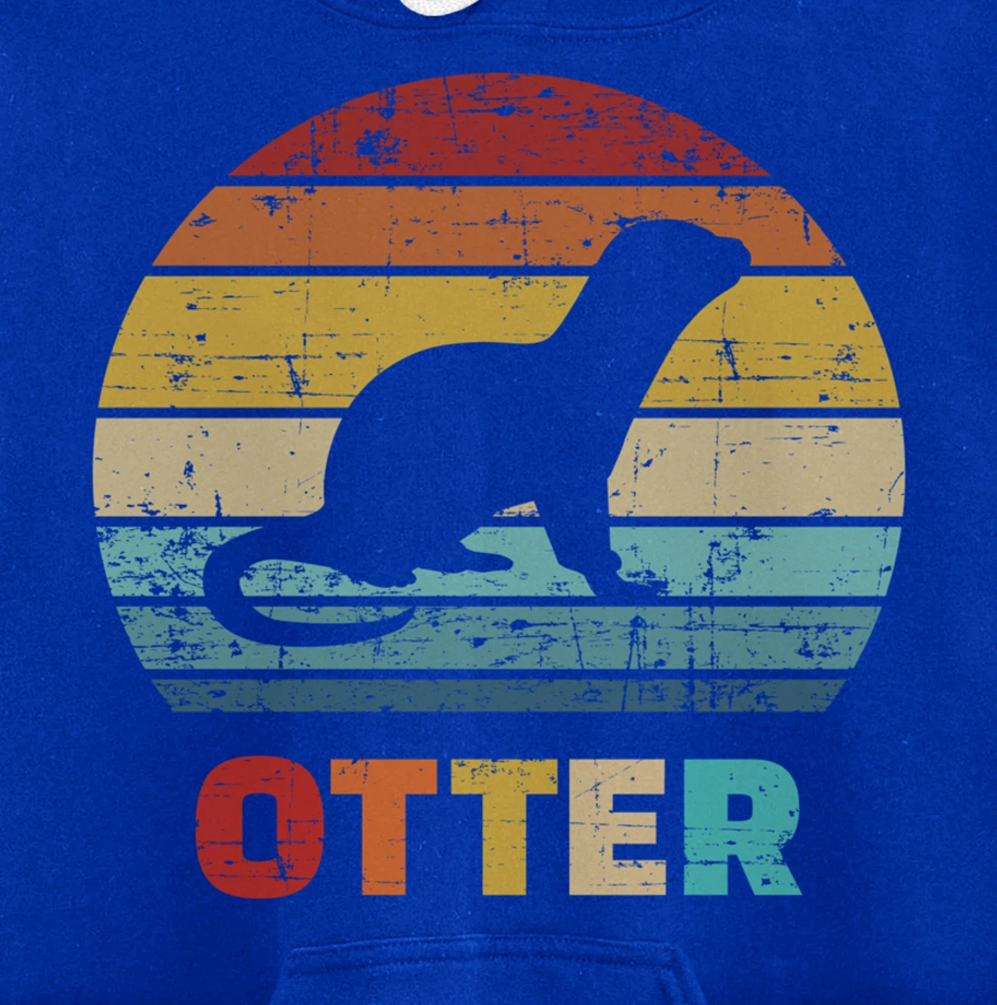 Otter vintage Pullover Hoodie