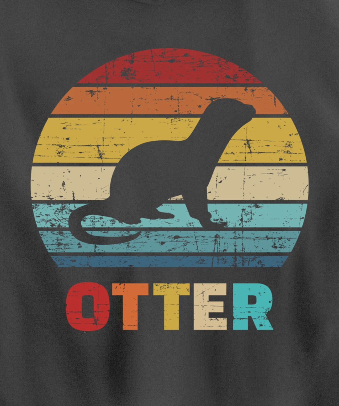 Otter vintage Pullover Hoodie