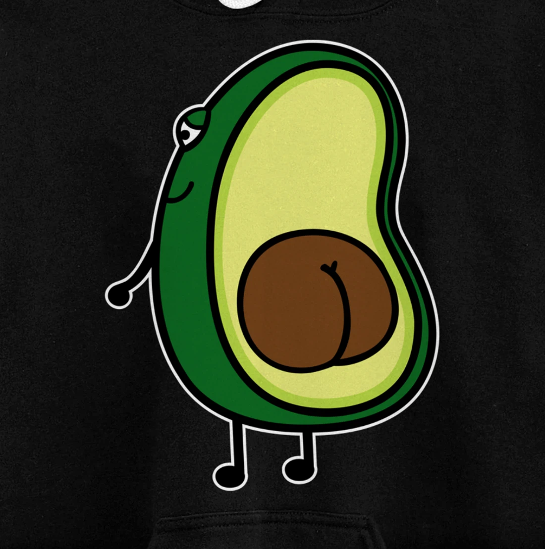 Avocado butt Pullover Hoodie