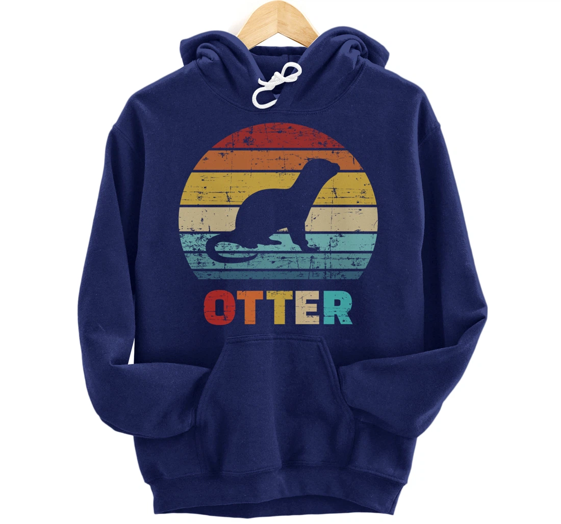 Otter vintage Pullover Hoodie