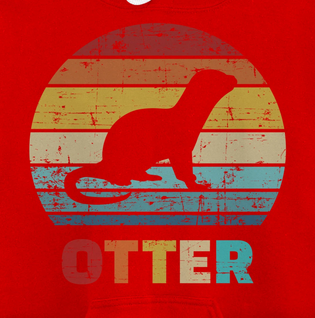 Otter vintage Pullover Hoodie