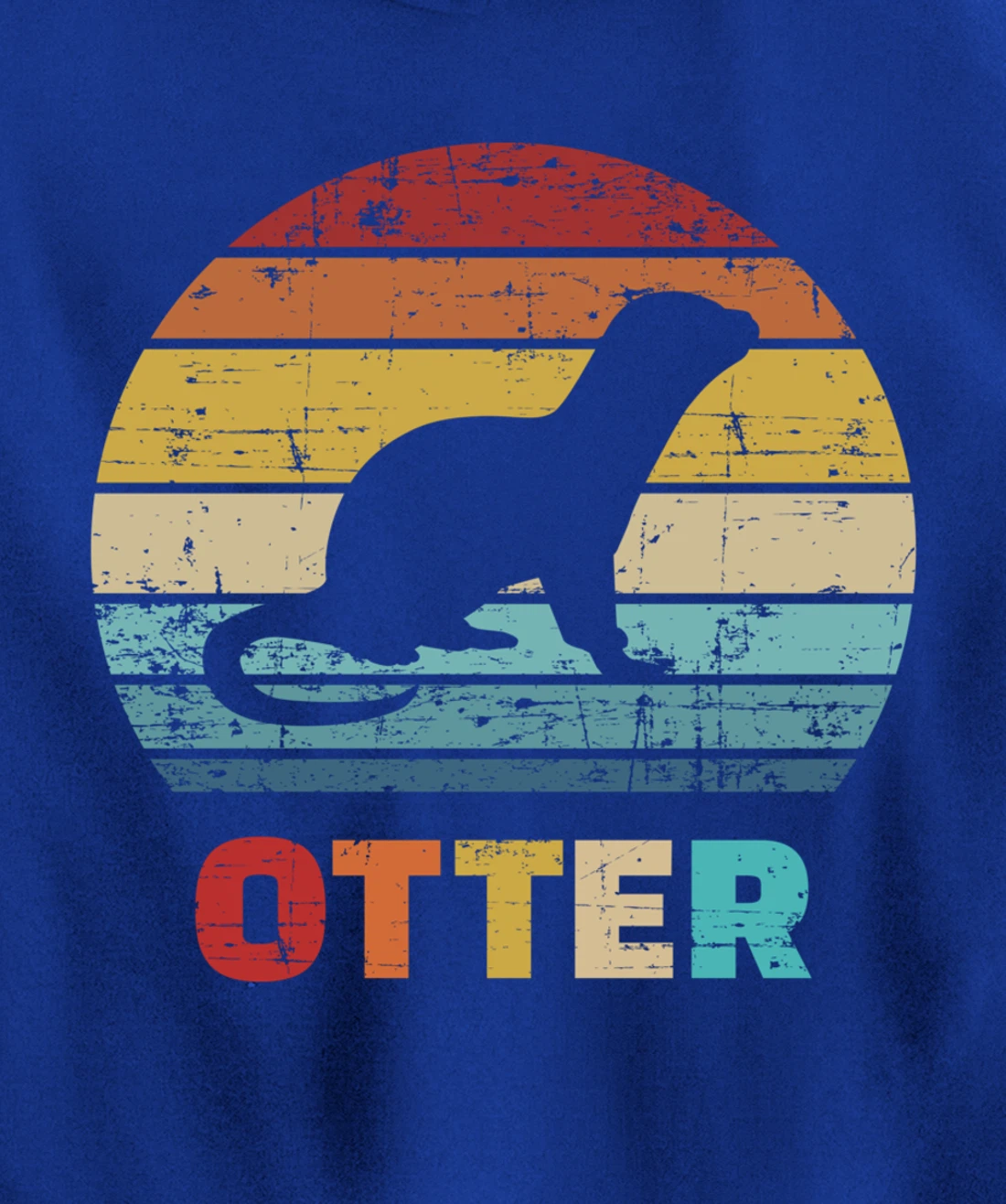Otter vintage Pullover Hoodie
