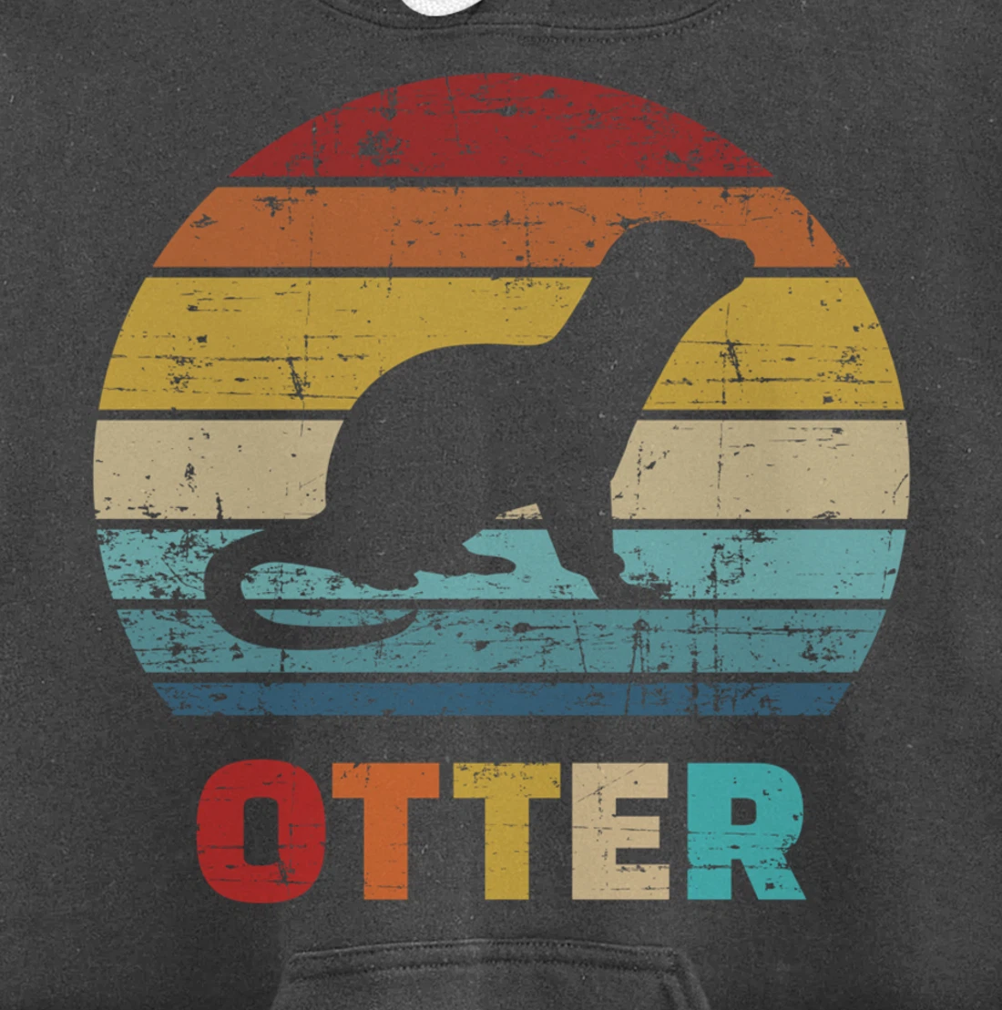 Otter vintage Pullover Hoodie