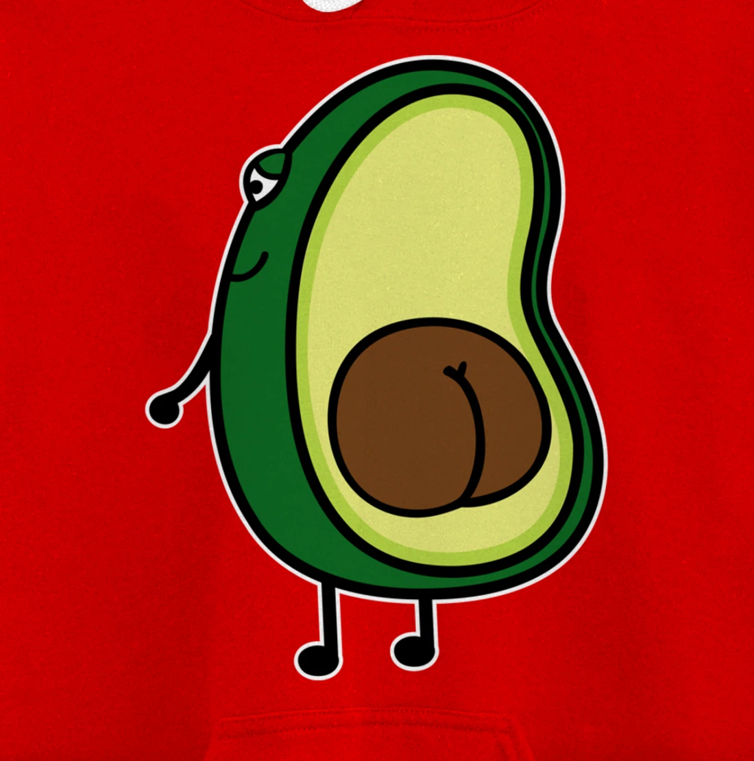 Avocado butt Pullover Hoodie