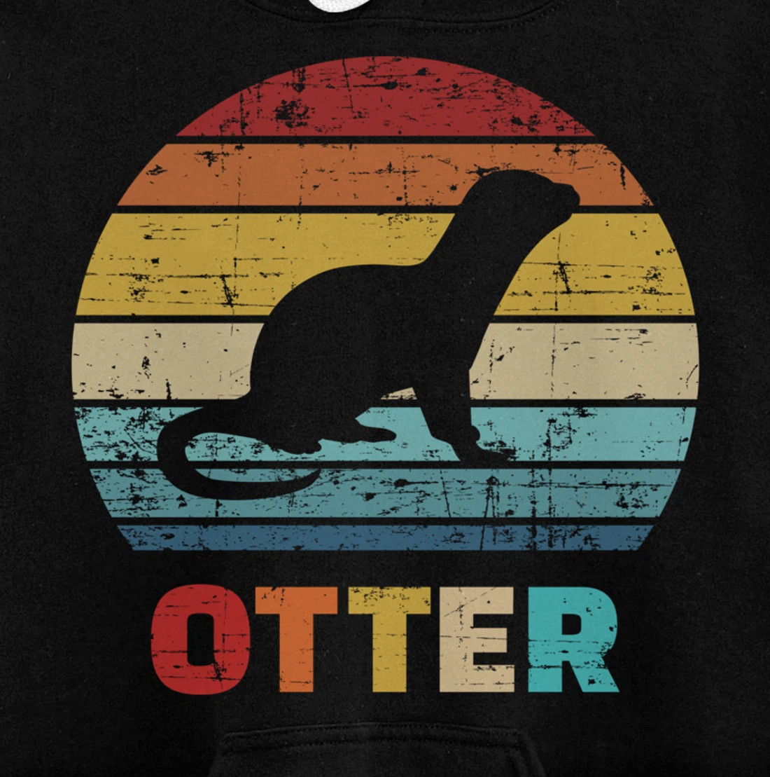 Otter vintage Pullover Hoodie
