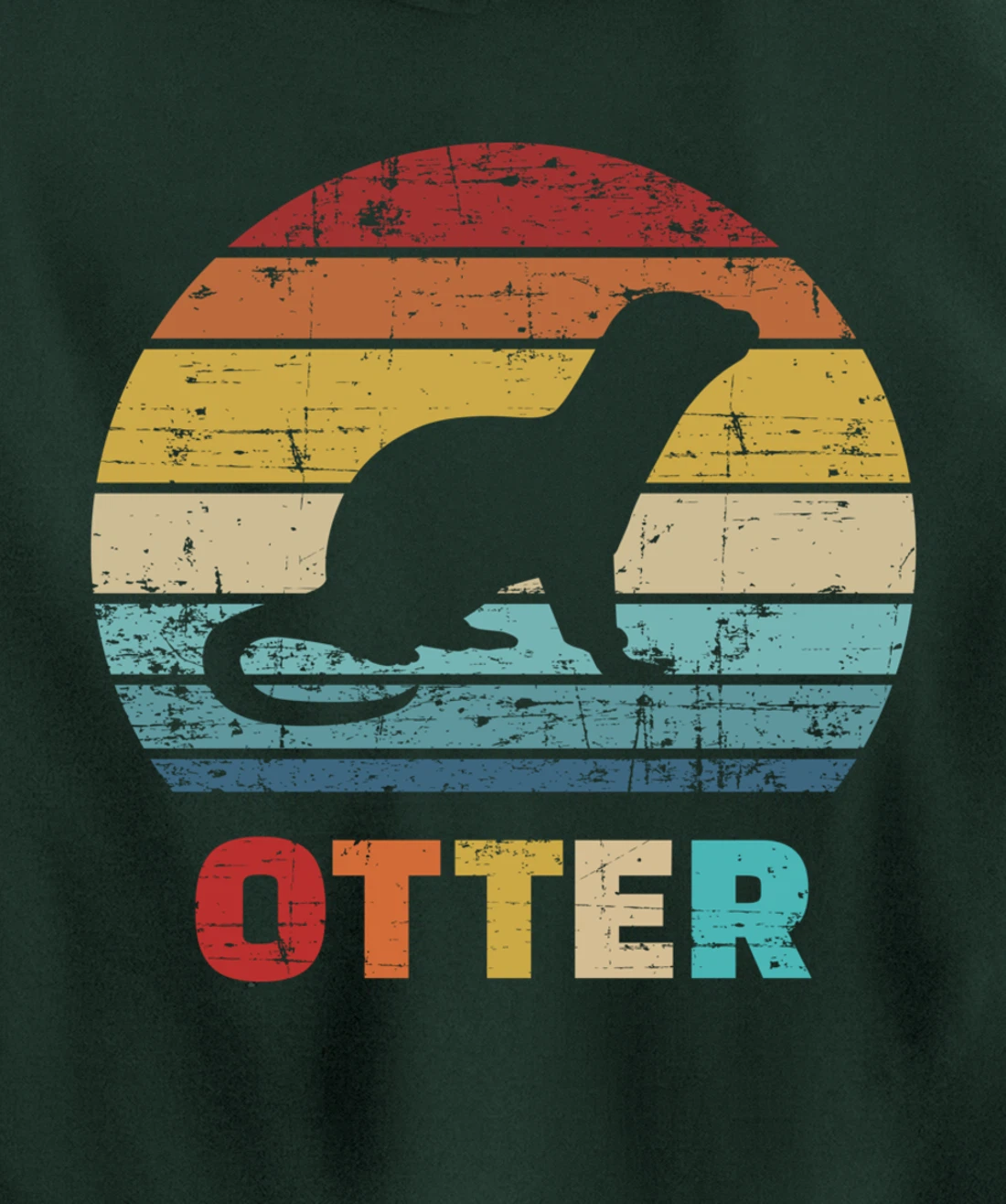 Otter vintage Pullover Hoodie