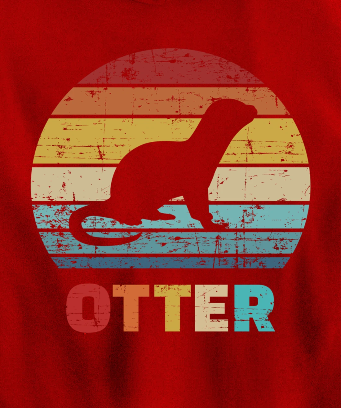 Otter vintage Pullover Hoodie