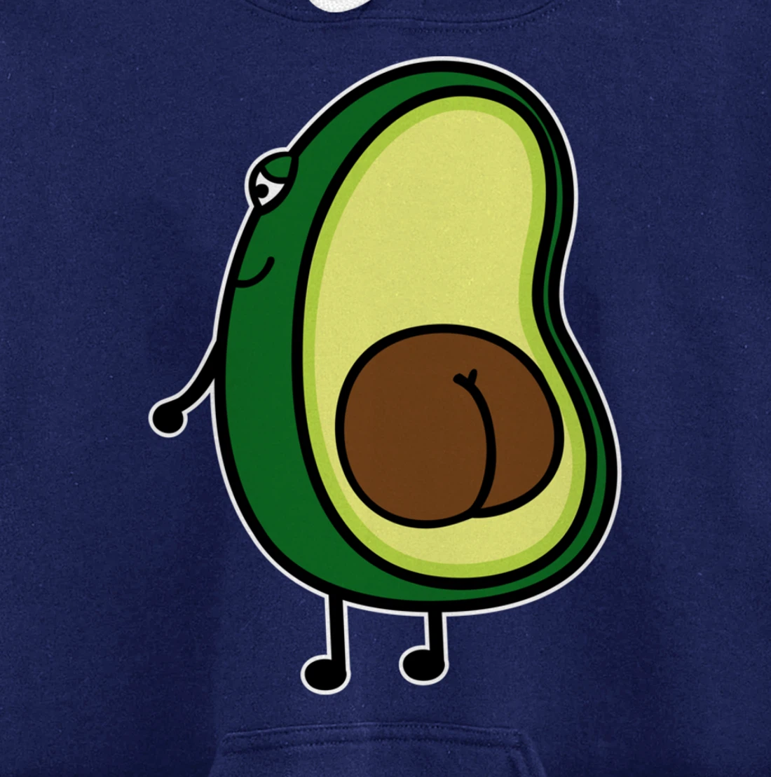 Avocado butt Pullover Hoodie