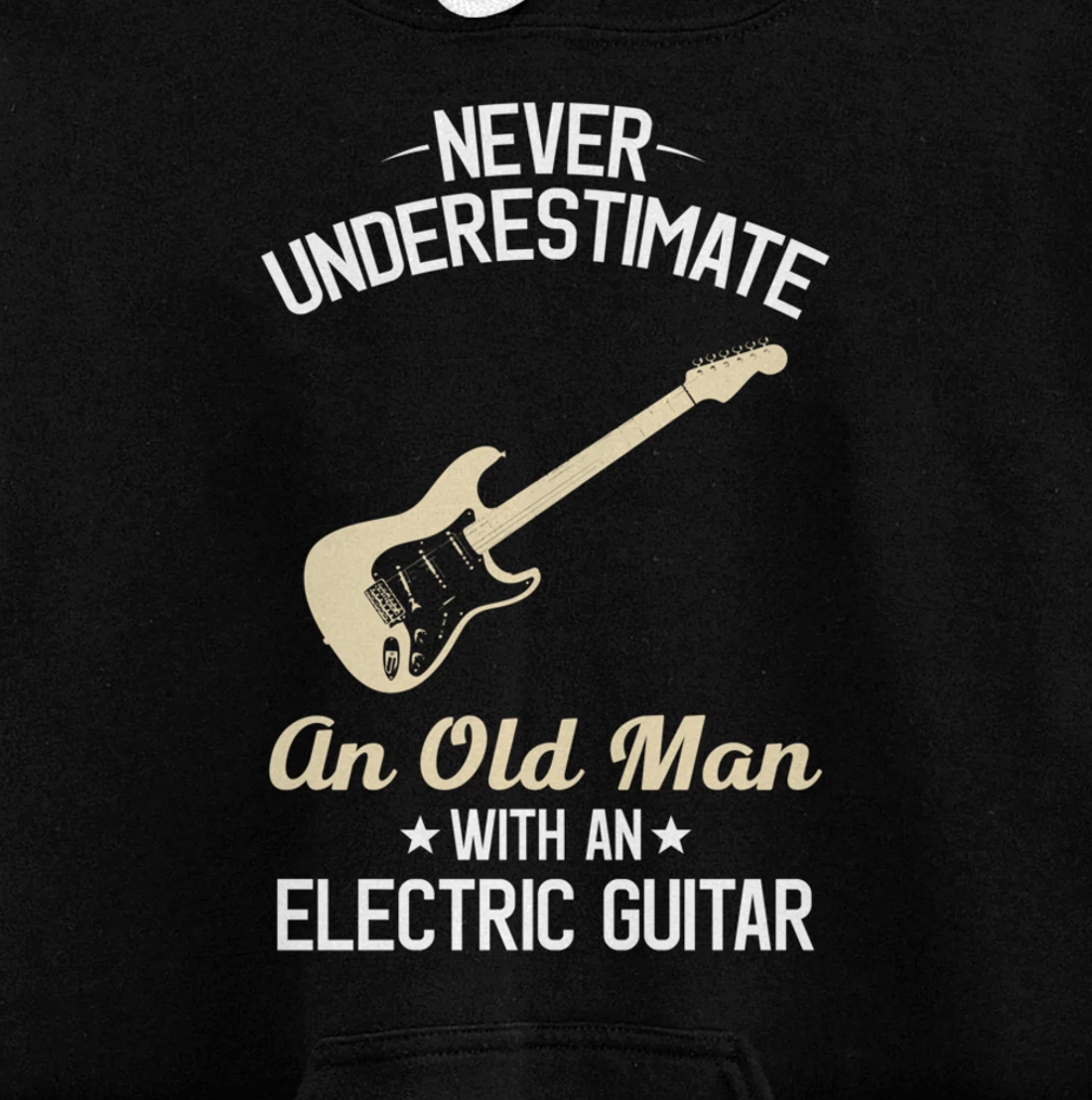 Electric Guitars Funny Vintage Guitarist Guitar Player Gift Pullover Hoodie