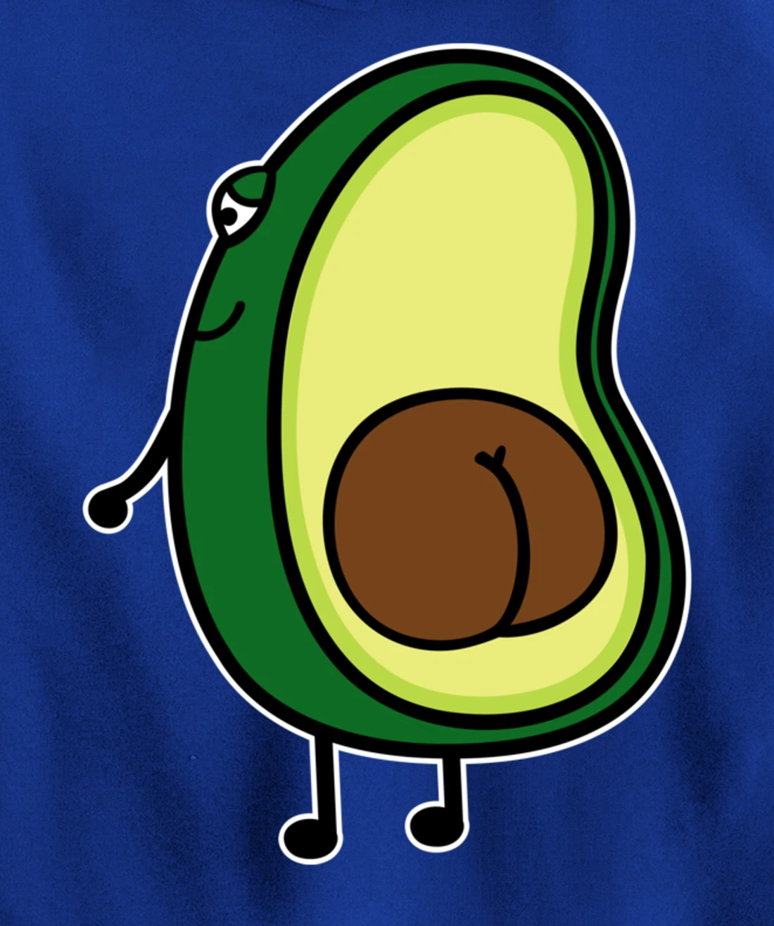 Avocado butt Pullover Hoodie