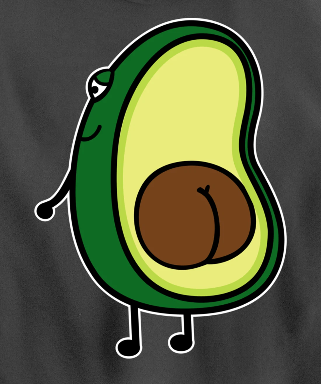 Avocado butt Pullover Hoodie