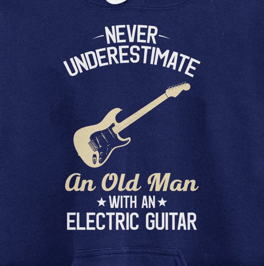 Electric Guitars Funny Vintage Guitarist Guitar Player Gift Pullover Hoodie