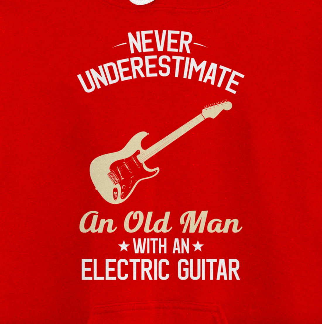 Electric Guitars Funny Vintage Guitarist Guitar Player Gift Pullover Hoodie