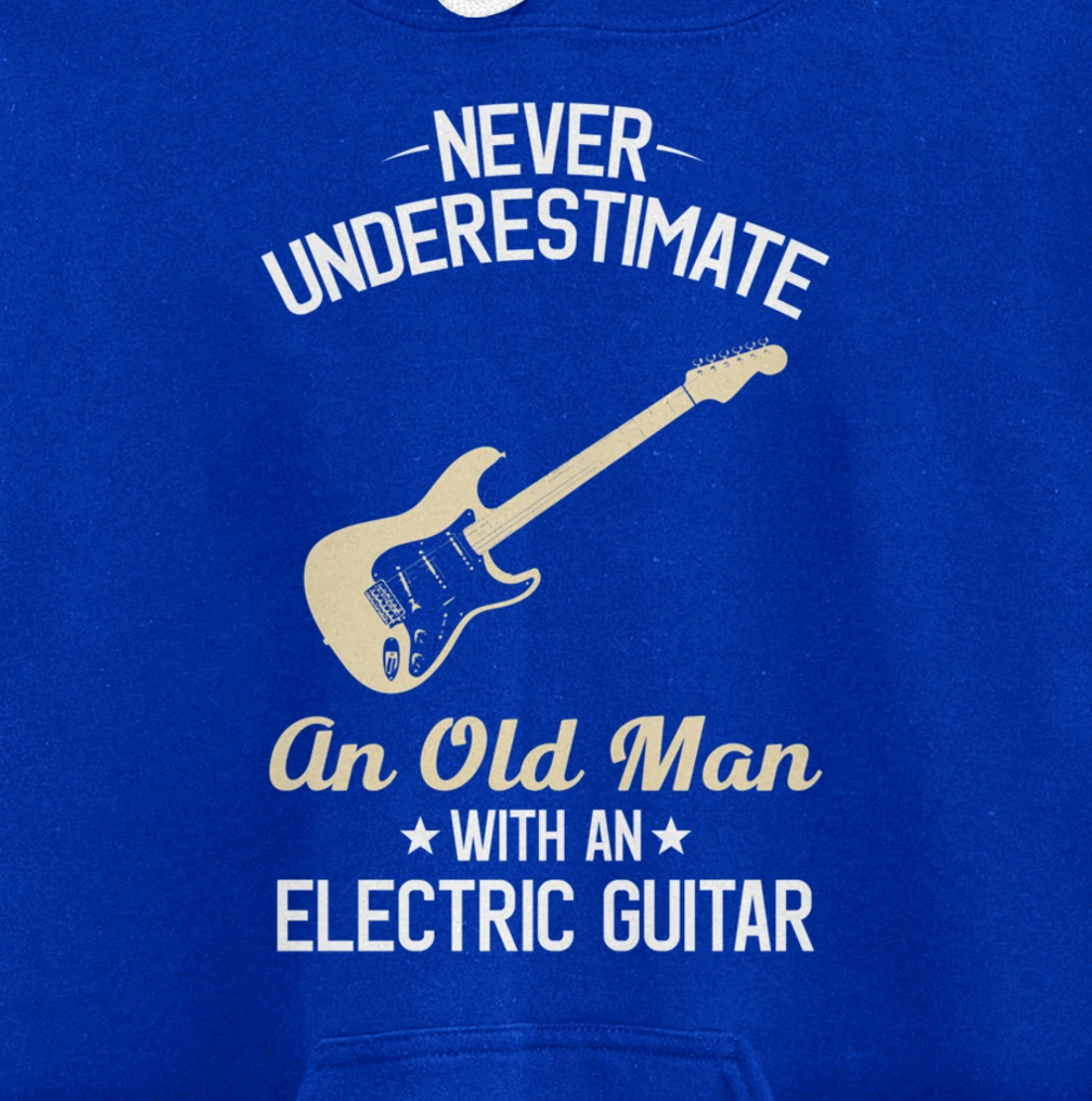 Electric Guitars Funny Vintage Guitarist Guitar Player Gift Pullover Hoodie