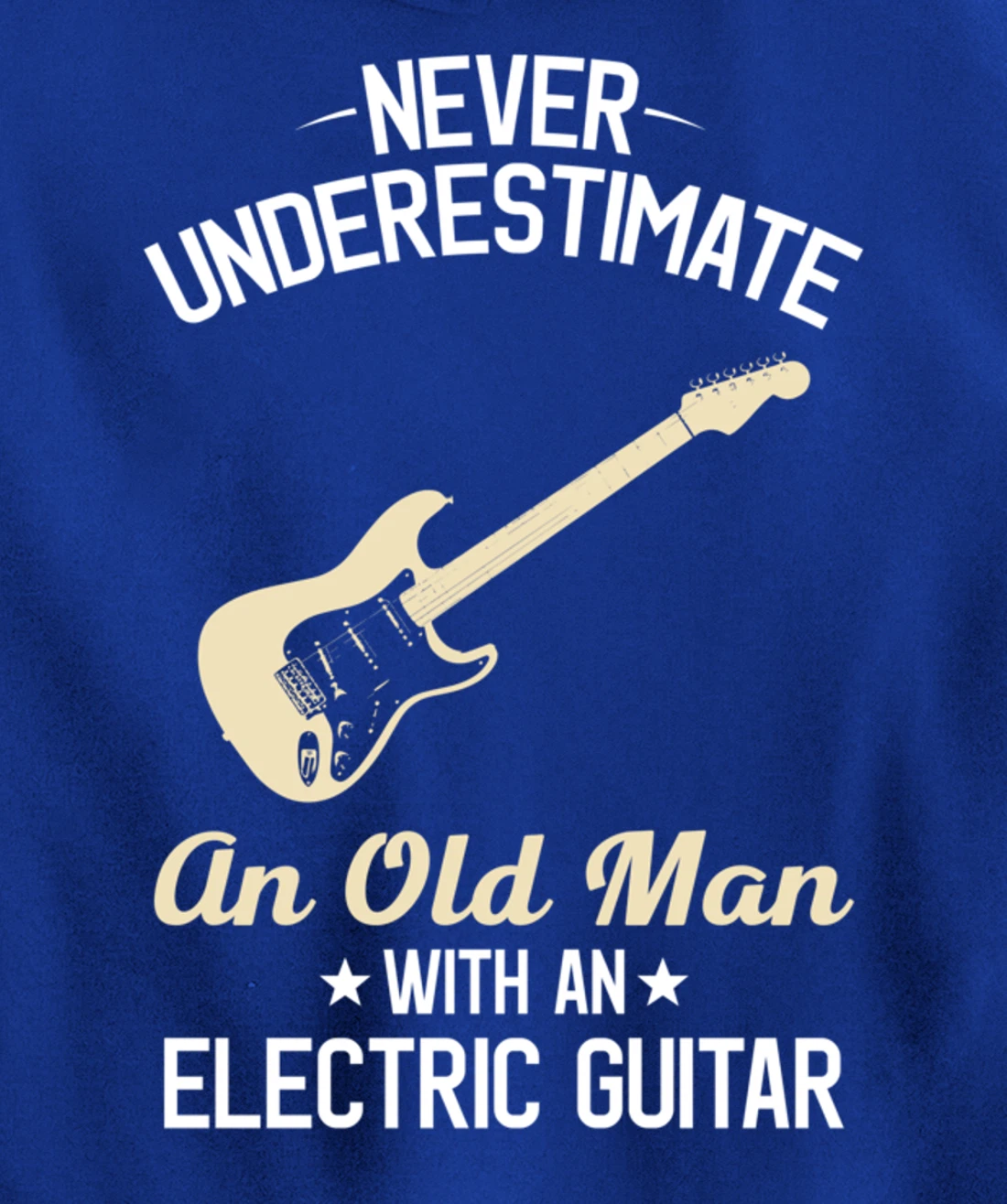 Electric Guitars Funny Vintage Guitarist Guitar Player Gift Pullover Hoodie