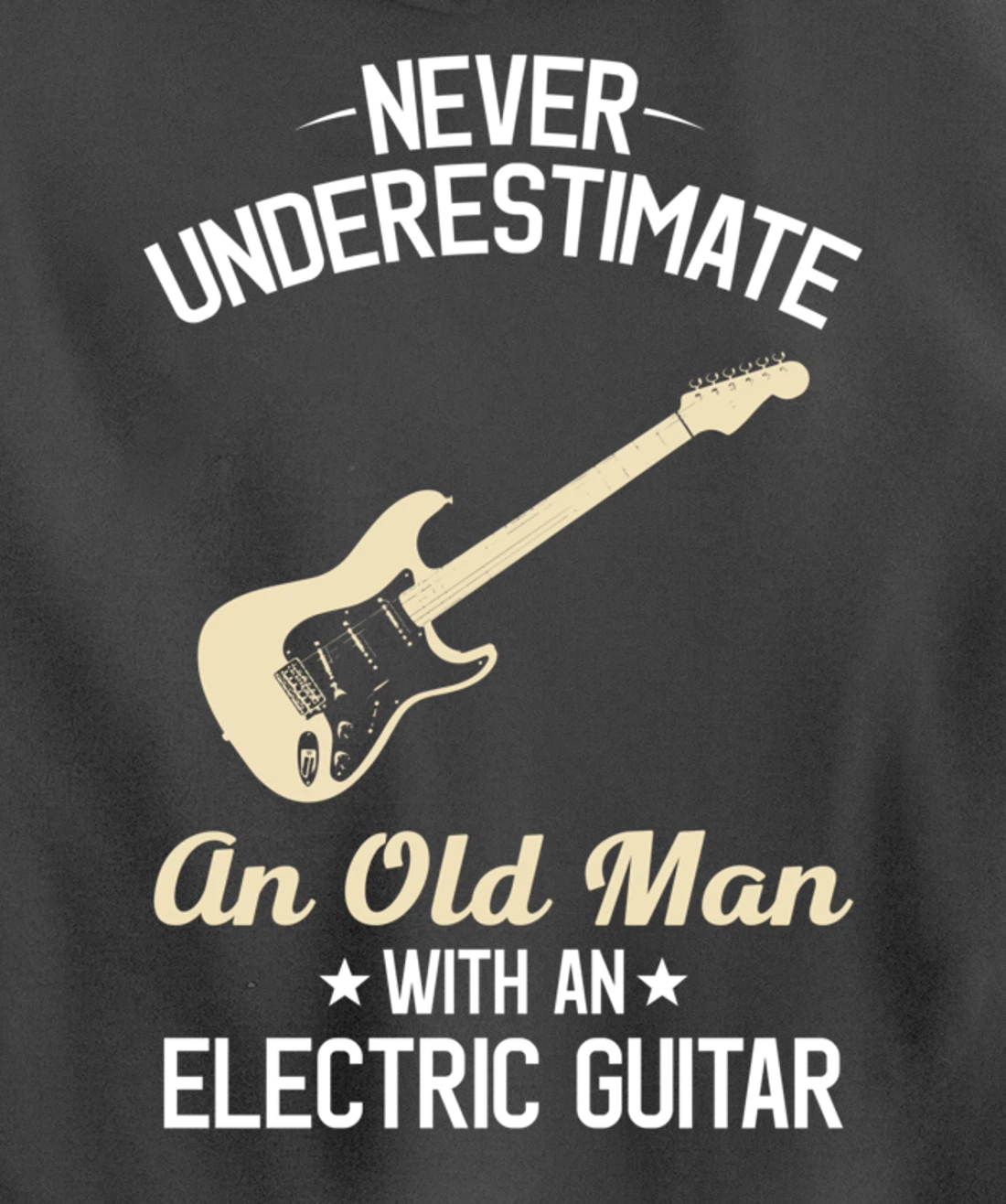 Electric Guitars Funny Vintage Guitarist Guitar Player Gift Pullover Hoodie
