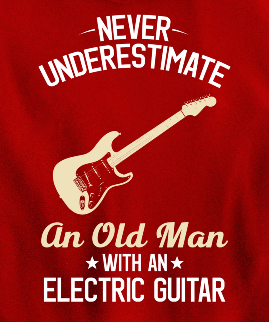 Electric Guitars Funny Vintage Guitarist Guitar Player Gift Pullover Hoodie