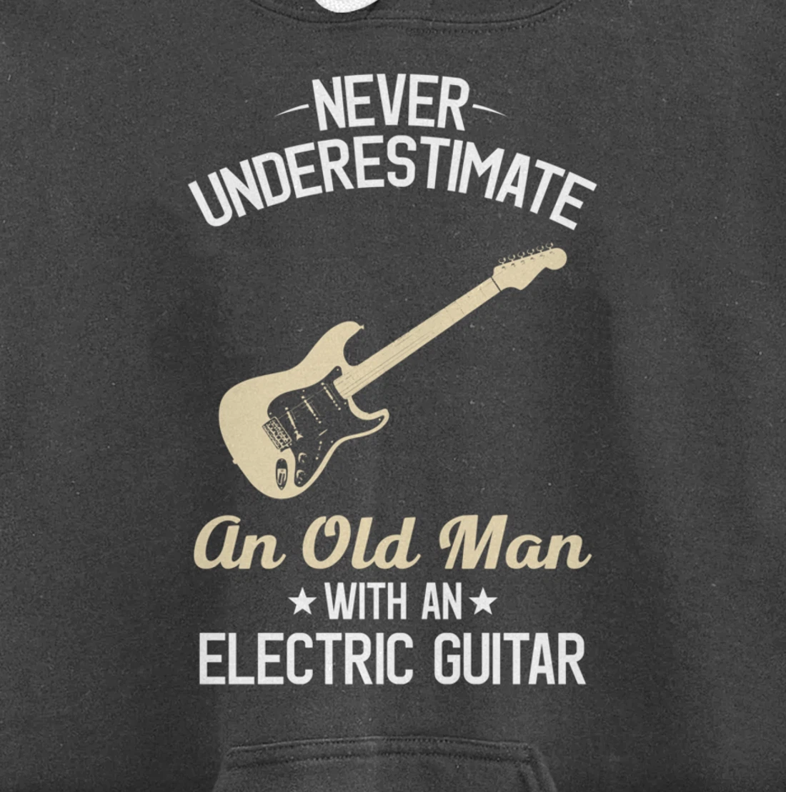 Electric Guitars Funny Vintage Guitarist Guitar Player Gift Pullover Hoodie