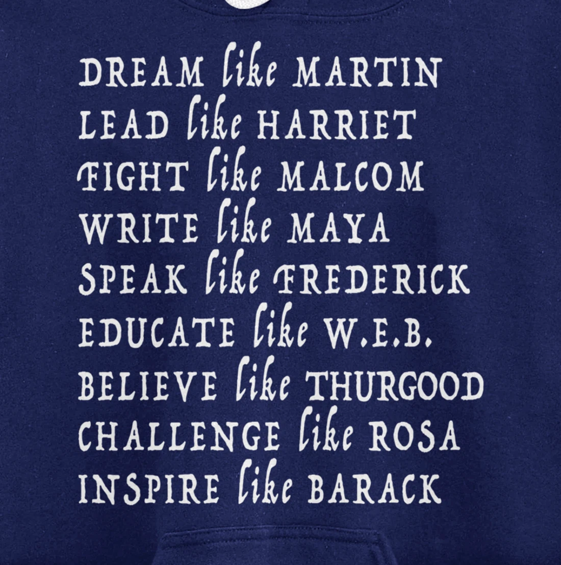 Black History Month Shirt Black Pride Leaders Black Power Pullover Hoodie