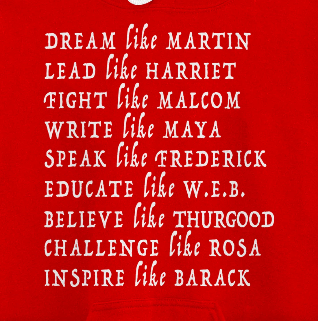 Black History Month Shirt Black Pride Leaders Black Power Pullover Hoodie