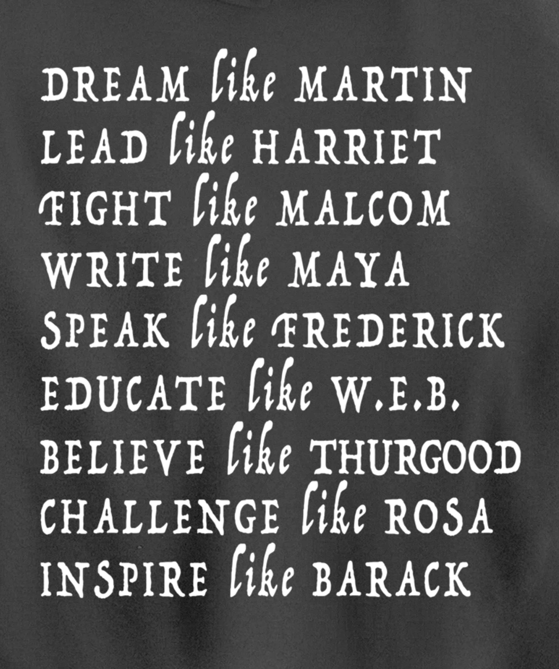 Black History Month Shirt Black Pride Leaders Black Power Pullover Hoodie