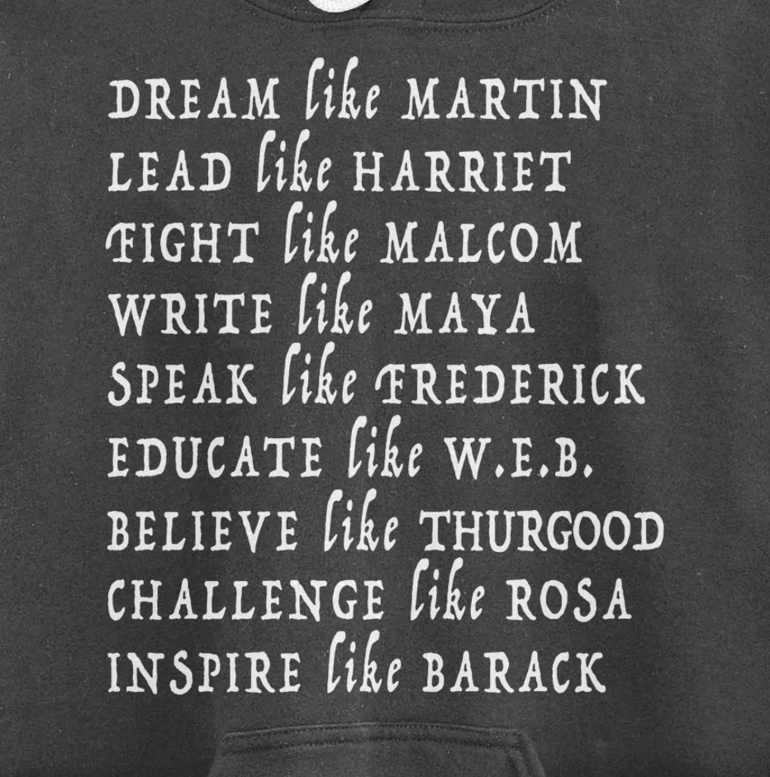 Black History Month Shirt Black Pride Leaders Black Power Pullover Hoodie