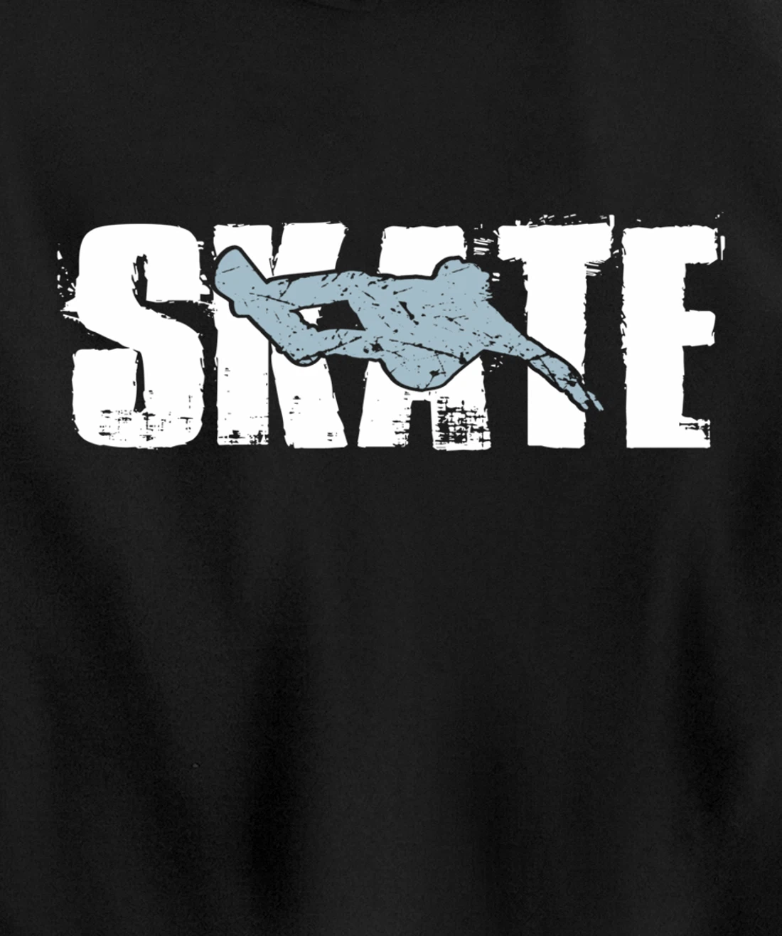 Distress Boys Skateboard Skater Gifts Skateboarding Pullover Hoodie