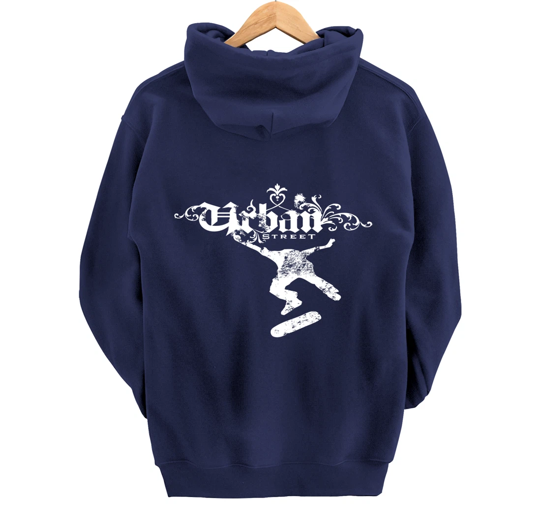 Mens Skate board Urban street Skateboard Skater Gifts Pullover Hoodie