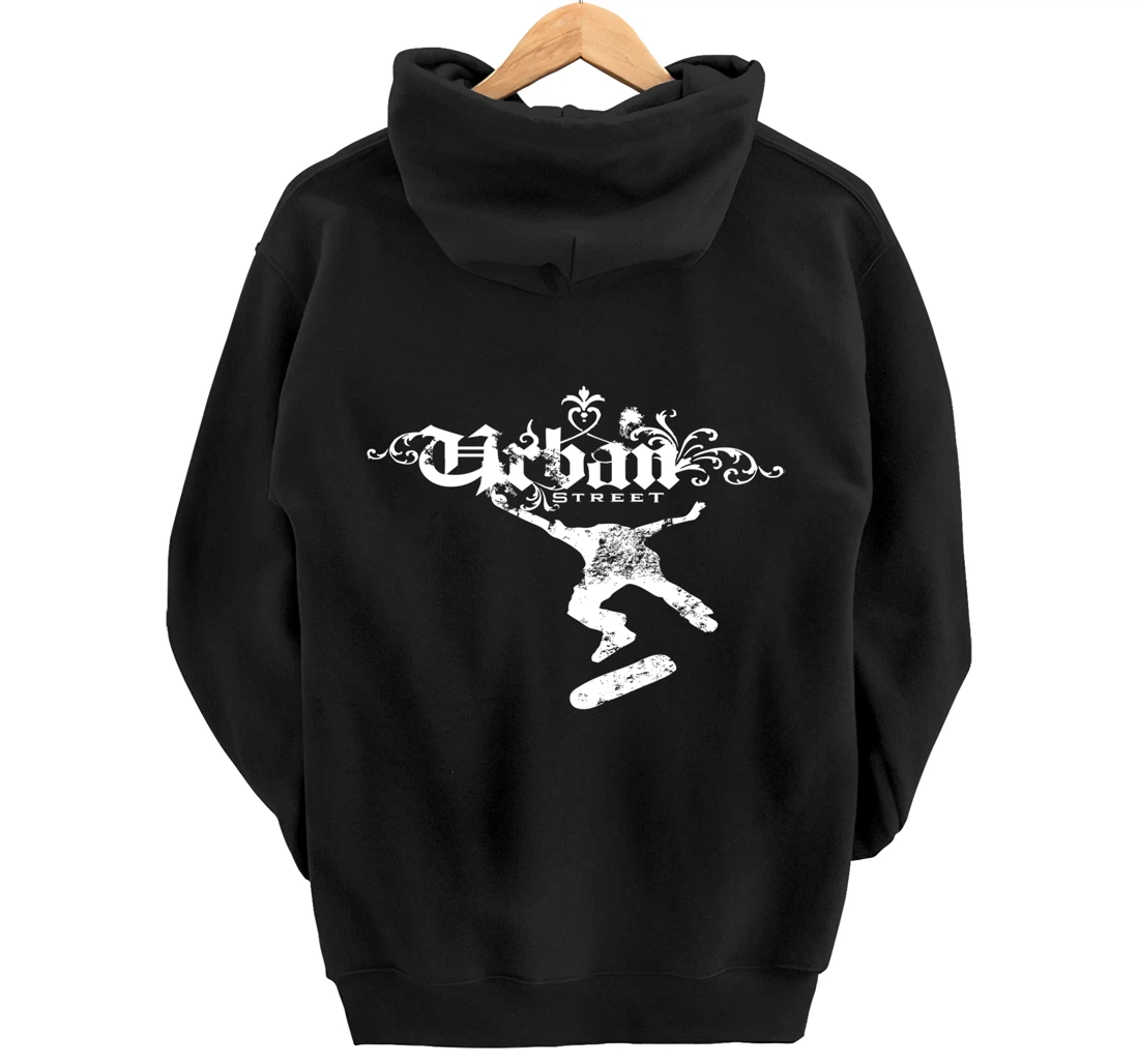 Mens Skate board Urban street Skateboard Skater Gifts Pullover Hoodie