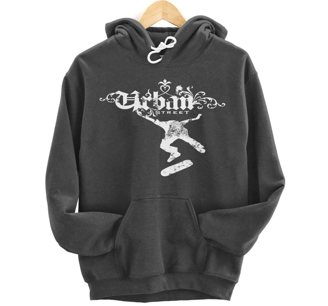 Mens Skate board Urban street Skateboard Skater Gifts Pullover Hoodie