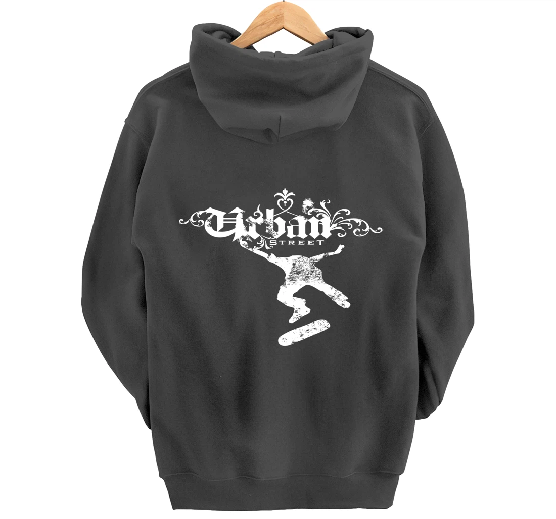 Mens Skate board Urban street Skateboard Skater Gifts Pullover Hoodie