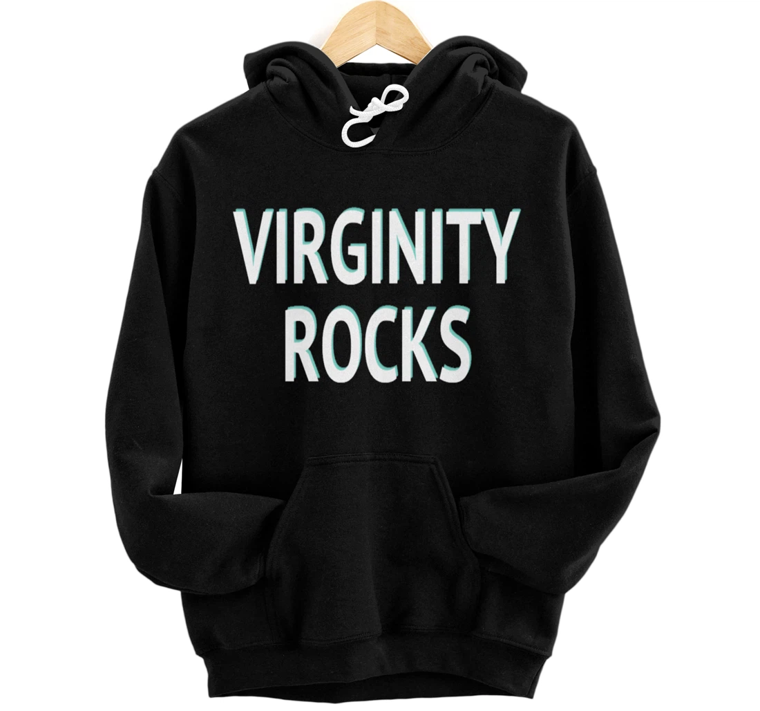 Virginity Mens & Womens Rocks Original Pullover Hoodie